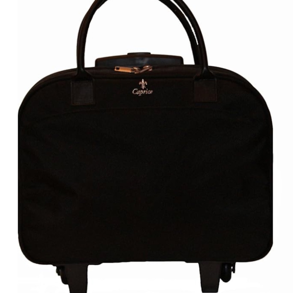 Caprice Avenue - Black rolling laptop case